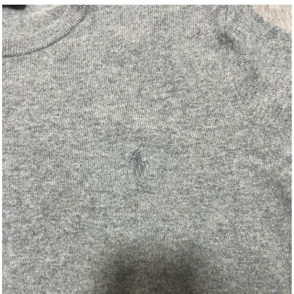Polo by Ralph Lauren Gray Crewneck Sweater - Picture 3 of 8